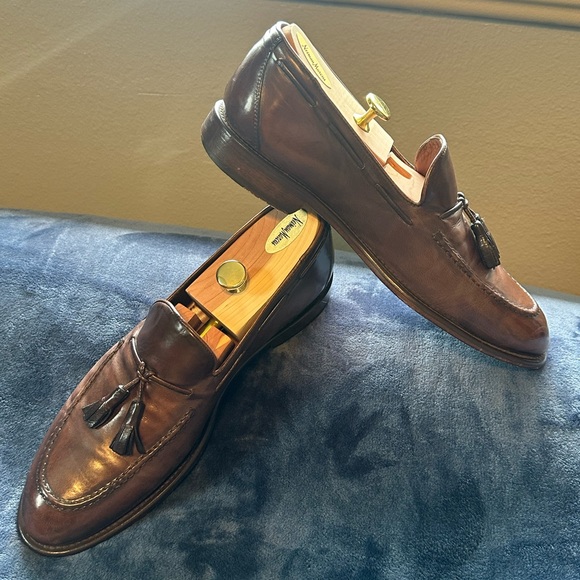 Johnston & Murphy
Bryson tassel loafer tobacco dip dyed calfskin - Picture 8 of 10